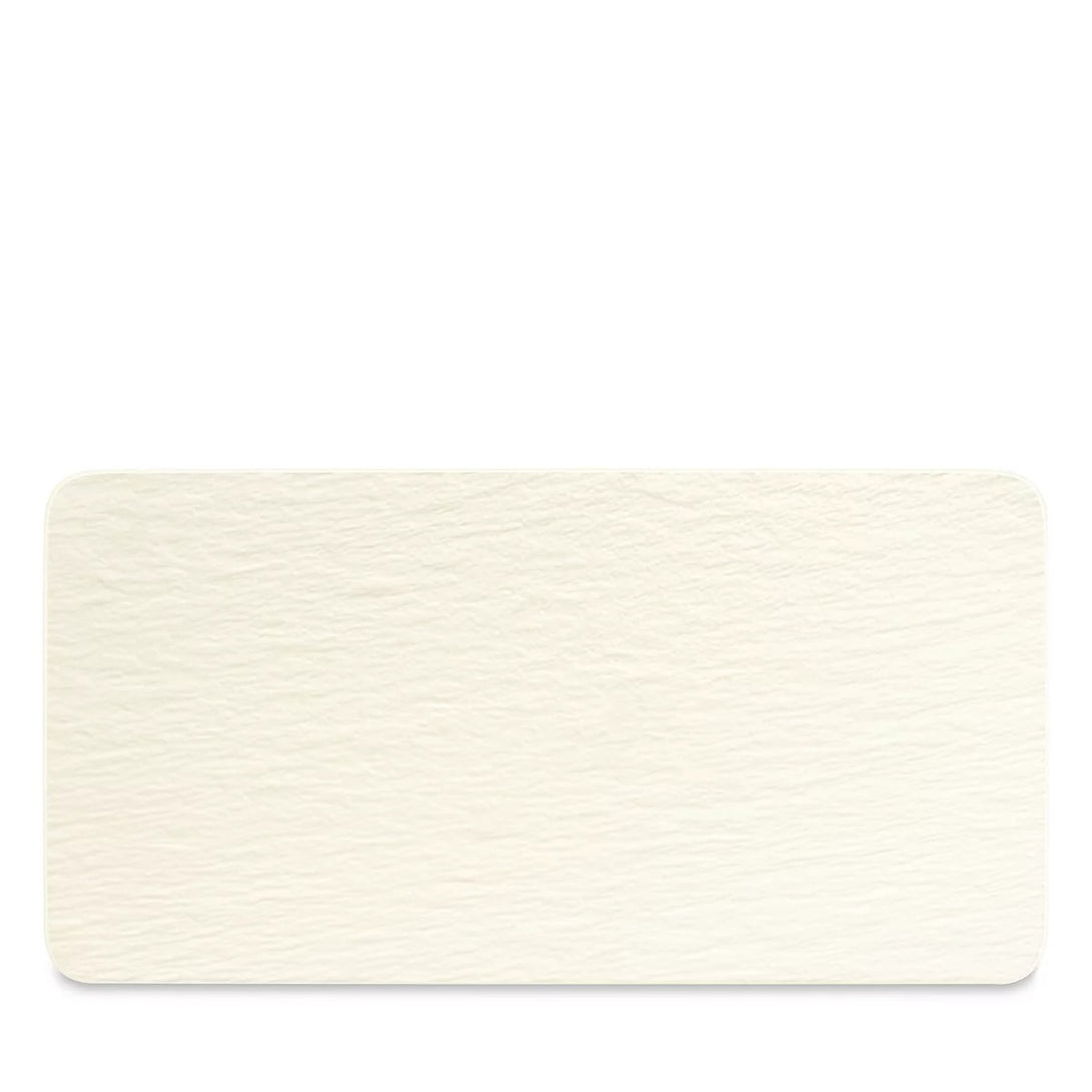 Casa Felice Noir Blanc Rectangular Serving Plate 12"  - Italian - designed hand - painted porcelain plate | Casa Felice Casa Felice