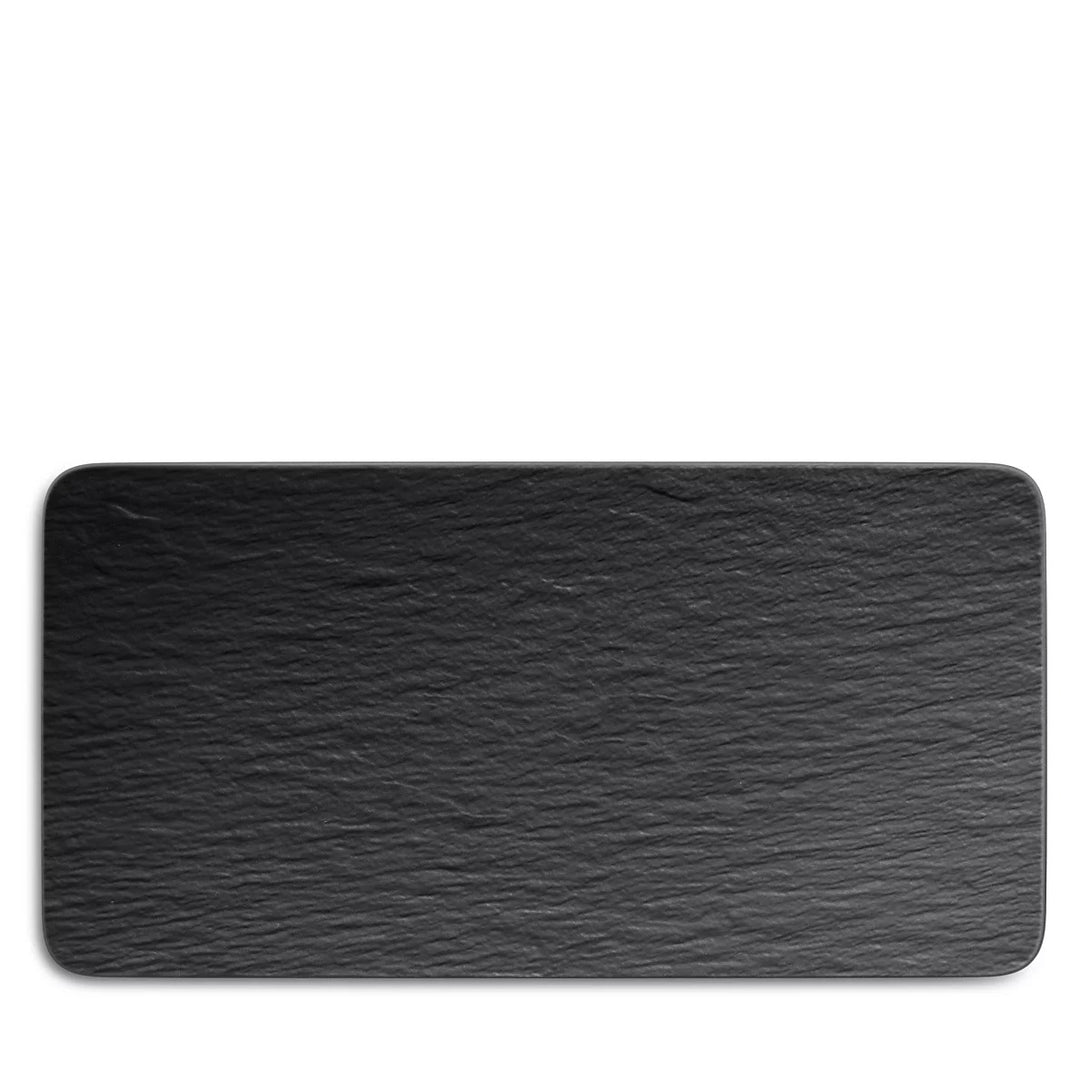 Casa Felice Noir Blanc Rectangular Serving Plate 12"  - Italian - designed hand - painted porcelain plate | Casa Felice Casa Felice