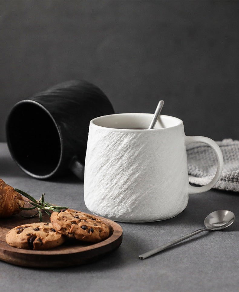 Casa Felice Noir Blanc Mug 18.5 oz  - Italian - designed hand - painted porcelain plate | Casa Felice Casa Felice